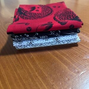 Multicolored Material Scraps